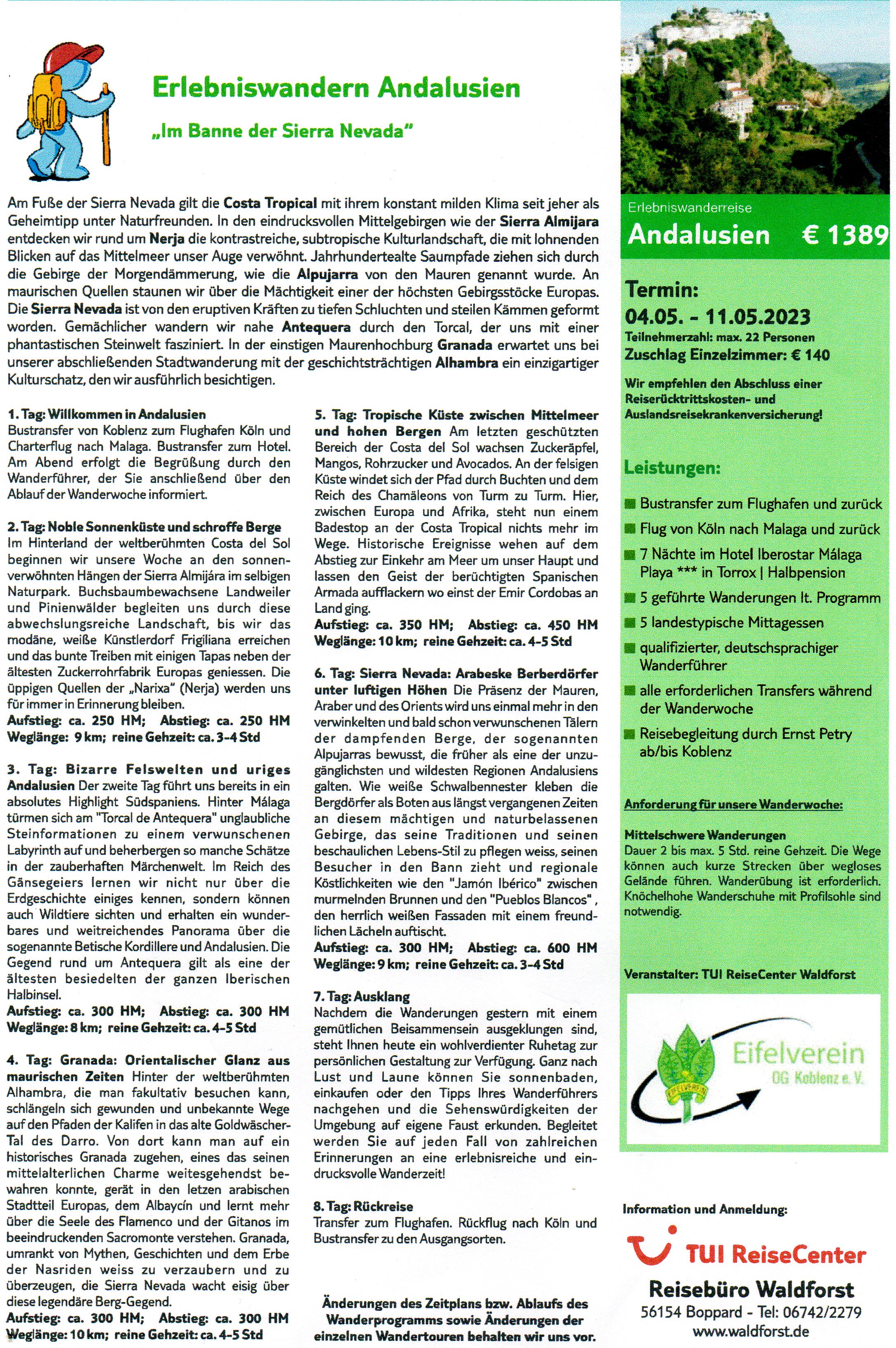 1 Andalusien Hompage. 2